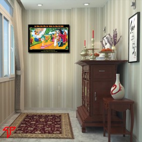 Tranh phật giáo vườn lâm tỳ ni